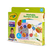 Crayola My First Stamper Art Kit, Washable Jumbo Crayons, Broad Line Markers, 8 Assorted Stamps with Ink Pad, Reusable Storage Box, for Toddlers Ages 3 and Up