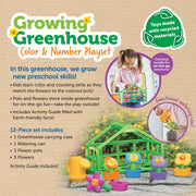 Learning Resources Growing Greenhouse Color & Number Playset, 12 Pieces, Multicolor, Ages 18 Months+, LER3605