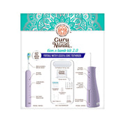 GuruNanda Lion & Lamb Kit 2.0 Electric Toothbrush with Water Flosser, 4 Brush Heads, 4 Jet Tips, Lavender, IB3300