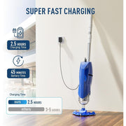 YouSky 2025 Upgraded Handheld Pool Vacuum Cleaner for Above Ground & Inground Pools