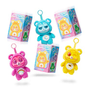 Basic Fun Care Bears Caring Cuties Collectible Plush Danglers Set of 6, Multicolor, 6 Inch, 23098