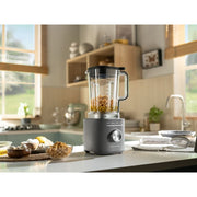 KitchenAid KSB2072 Pure Power Countertop Blender, 1700W Motor, 68 oz BPA-Free Jar, Matte Charcoal Grey, 10 Speeds