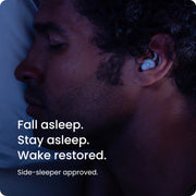 Ozlo Sleepbuds Wireless Side Sleeper Earbuds, Noise Blocking with Science-Backed Sleep Sounds, White, Up to 10 Hours Bluetooth Streaming