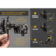 Trophy Ridge React Trio Pro Bow Sight