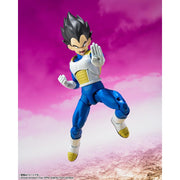 Bandai Spirits S.H.Figuarts Vegeta Dragon Ball DAIMA Action Figure, Redesigned Model, Interchangeable Parts, Soft Material, 5.5 Inch