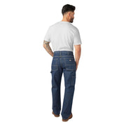 Dickies Mens Relaxed Fit Carpenter Jeans, Heavyweight Cotton Denim, Stone Washed Indigo, 32W x 30L, 1993SNB