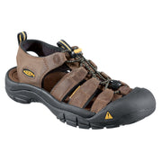 KEEN 1001870 Newport Leather Hiking Sandals for Men - Bison - 9.5M
