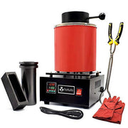 Toauto W-SG-RRL-3KG-110V Electric Forge Furnace 1400W Power 2000 Degrees F Heat Metal Melting Equipment