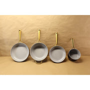Member's Mark 11-Piece Modern Ceramic Cookware Set, Black, Oven Safe to 450F, Induction Compatible, Heavy-Gauge Aluminum, Dual-Riveted Stainless-Steel Handles, 980392320