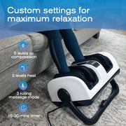 Tisscare 208-White-NEW Shiatsu Foot Massager with Heat, White