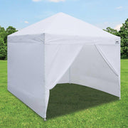 E-Z UP 10 x 10' Commercial Canopy w/ Walls & Weight Bags