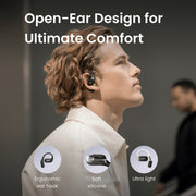 Shokz T910 OpenFit Open-Ear True Wireless Bluetooth Headphones Sweat Resistant 28 Hours Playtime