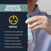 MedPride Vinyl Gloves, Powder-Free, Latex-Free, Durable 4 Mil Thick, Clear Medium, 1000-Pack