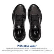 Brooks Cascadia 18 Trail Running Shoes for Men, Black Blackened Pearl Grey, Size 8M, 110426-072