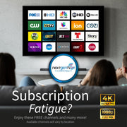 Antennas Direct ClearStream MAX-XR Complete Amplified Indoor Outdoor HDTV Antenna, 60-Mile Range, Black, with Jolt Switch USB Amplifier, Mast, Cable, and 3-Way Splitter C2M-AC
