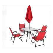 Mainstays MS16-301-001-12 Albany Lane Outdoor Patio Dining Set, Multiple Colors 6-Piece