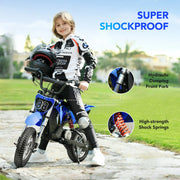 Easoger EM-ED01 36V Kids Electric Dirt Bike, Black, Blue