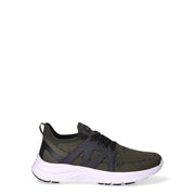 Avia Quickflash Men's Running Sneakers, Breathable Knit Upper, Caged Design, Olive, Medium Width