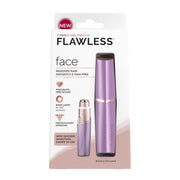 Flawless Finishing Touch Electric Facial Hair Remover with LED Light, 18 Karat Gold-Plated Blades, Lavender Rose Gold, FTFLLAV