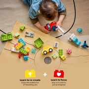 LEGO DUPLO My First Creative Vehicles Building Toy for Toddlers, 42 Pieces, Multicolor, Ages 18 Months and Up, 6585509