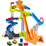 Little People HWB37 Hot Wheels Spiral Stunt Speedway Toddler Race Track Playset