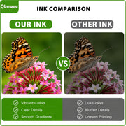 Obuweu 910XL Ink Cartridges Combo Pack, High Yield Black Cyan Magenta Yellow, Compatible with HP OfficeJet Pro 8020 8025 8035 8010 Series, 4 Pack