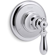 Artifacts Transfer Valve Trim with Swing Lever Handle, Polished Chrome