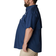 Columbia PFG Bonehead Short Sleeve Button-Down Fishing Shirt, Carbon, XX-Large, 101177