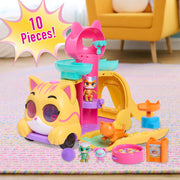 Superkitties Disney Junior Purr 'N' Go Playset and Figures, 10-Pieces, Lights and Sounds