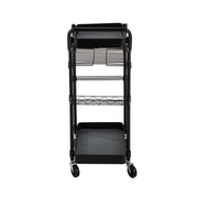 HomeZone 2 Tier Tool Utility Cart with EVA Mat and 3 Accessories