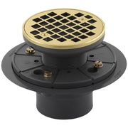 Kohler K-9135-PB Round Design Tile-In Shower Drain, Vibrant Polished Brass