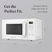 Farberware FMO11WEIWH 1.1 Cu. Ft. 1000-Watt Compact Microwave Oven, White