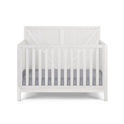 Suite Bebe Barnside Lifetime 4-in-1 Convertible Baby Crib, Washed Gray, Wood Construction, Adjustable Mattress Heights, 27200-WGY