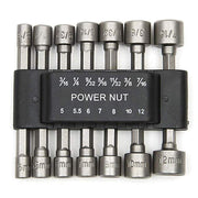 Toolman HTH019 14pcs Power Nut Driver Bits Set