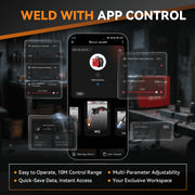 ARCCAPTAIN i-Control 145A Flux Core MIG Welder 110V Welding Machine