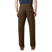 Dickies Relaxed-Fit Straight-Leg Carpenter Duck Jeans for Men - Rinsed Timber - 40x30