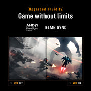 ASUS TUF Gaming VG27AQ5AZ 27in QHD 2560x1440 210Hz OC Fast IPS Monitor with ELMB Sync and 0.3ms Response Time, Black