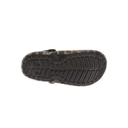 Crocs Classic Lined Animal Print Clogs with Fuzzy Liner, Leopard Black, Unisex, Size 5 Women/3 Men, 206559