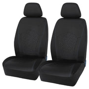 Auto Drive 2010SC12 2 Piece Low Back Gel Cooling Car Seat Cover Universal Fit Black