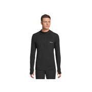 Columbia Midweight Stretch Long Sleeve Baselayer Half Zip, Omni-Heat Reflective, Moisture-Wicking, Four-Way Stretch, Black, 1638571011L