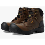 Keen 1026487 Men's Utility Independence Waterproof Carbon Toe Work Boots, Dark Earth/Black, 10 M