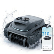 Bublue Bubot 700  Robotic Cordless Pool Vacuum w/Superior Suction, Gray