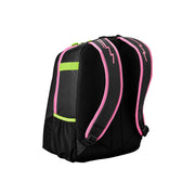 Louisville Slugger Party Animals Powerized Stick Baseball Backpack, Black and Neon Pink, Holds 2 Bats, Model WB5763701