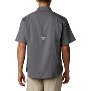 Columbia Tamiami II Short-Sleeve Button-Down Shirt - City Gray - 4XL