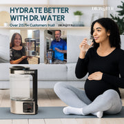 Dr.Water Hydro Kettle 2L Hydrogen Water Generator with SPE-PEM Electrolysis, Black