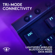 Logitech G515 Lightspeed TKL Wireless Mechanical Gaming Keyboard, Tactile Brown Switches, LIGHTSYNC RGB, Tenkeyless Design, Black, 920-012423