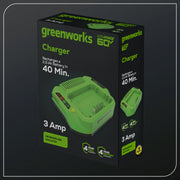 Greenworks 1807702 60V 3 Amp UltraPower Battery Charger