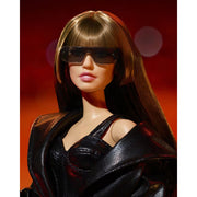 Barbie JJY06 Signature Miley Cyrus Collector Doll, Faux Leather 2-Piece Outfit with Heels and Microphone, 12.6 in