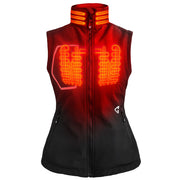 Gerbing GER-TVST-7V-W-B 7V Torrid Softshell Heated Vest 2.0 for Ladies, Black XL