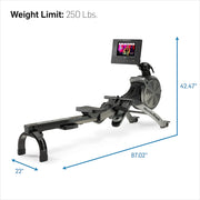 NordicTrack NTRW10121 Smart Rower with 10